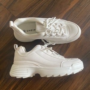 White sneakers